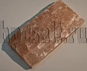 Соляная плитка 20*10*2,5см натуральная из Гималайской соли  не торцованная 
