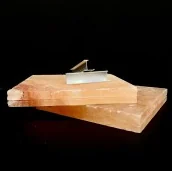 Соляная плитка 20*20*2,5см с пазом для монтажа из Гималайской соли торцованная по высоте