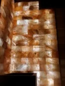 Соляная стена, скрытый монтаж, натуральный кирпич 5 см (1 кв.м.) himalaysalt.ru