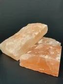Соляной кирпич натуральный 20х10х5см с пропилом (пазом) для бесклеевого монтажа