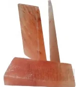 Соляной кирпич скошенный шлифованный (Гималайская соль) 20*10*4см 